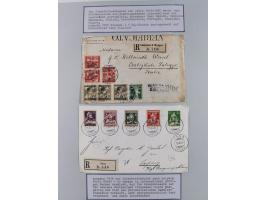 1897/1945, Zuschlags- und Wohltätigkeitsausgaben, interessante Sammlun, dabei Schweiz I-III und 117 FDC, USA Columbus-Satz (t