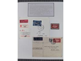 1897/1945, Zuschlags- und Wohltätigkeitsausgaben, interessante Sammlun, dabei Schweiz I-III und 117 FDC, USA Columbus-Satz (t