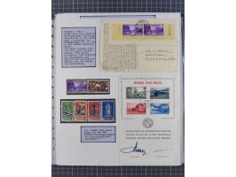 1897/1945, Zuschlags- und Wohltätigkeitsausgaben, interessante Sammlun, dabei Schweiz I-III und 117 FDC, USA Columbus-Satz (t