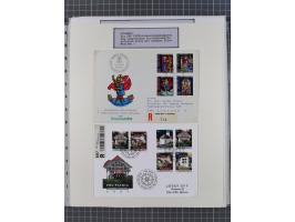 1897/1945, Zuschlags- und Wohltätigkeitsausgaben, interessante Sammlun, dabei Schweiz I-III und 117 FDC, USA Columbus-Satz (t