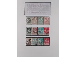 1897/1945, Zuschlags- und Wohltätigkeitsausgaben, interessante Sammlun, dabei Schweiz I-III und 117 FDC, USA Columbus-Satz (t