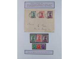 1897/1945, Zuschlags- und Wohltätigkeitsausgaben, interessante Sammlun, dabei Schweiz I-III und 117 FDC, USA Columbus-Satz (t