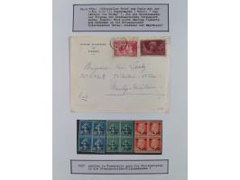1897/1945, Zuschlags- und Wohltätigkeitsausgaben, interessante Sammlun, dabei Schweiz I-III und 117 FDC, USA Columbus-Satz (t