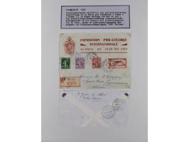 1897/1945, Zuschlags- und Wohltätigkeitsausgaben, interessante Sammlun, dabei Schweiz I-III und 117 FDC, USA Columbus-Satz (t