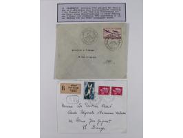 1897/1945, Zuschlags- und Wohltätigkeitsausgaben, interessante Sammlun, dabei Schweiz I-III und 117 FDC, USA Columbus-Satz (t