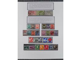 1897/1945, Zuschlags- und Wohltätigkeitsausgaben, interessante Sammlun, dabei Schweiz I-III und 117 FDC, USA Columbus-Satz (t