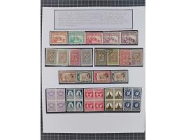 1897/1945, Zuschlags- und Wohltätigkeitsausgaben, interessante Sammlun, dabei Schweiz I-III und 117 FDC, USA Columbus-Satz (t