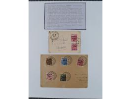 1897/1945, Zuschlags- und Wohltätigkeitsausgaben, interessante Sammlun, dabei Schweiz I-III und 117 FDC, USA Columbus-Satz (t