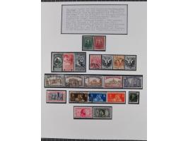 1897/1945, Zuschlags- und Wohltätigkeitsausgaben, interessante Sammlun, dabei Schweiz I-III und 117 FDC, USA Columbus-Satz (t