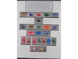 1897/1945, Zuschlags- und Wohltätigkeitsausgaben, interessante Sammlun, dabei Schweiz I-III und 117 FDC, USA Columbus-Satz (t