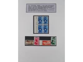 1897/1945, Zuschlags- und Wohltätigkeitsausgaben, interessante Sammlun, dabei Schweiz I-III und 117 FDC, USA Columbus-Satz (t