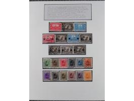 1897/1945, Zuschlags- und Wohltätigkeitsausgaben, interessante Sammlun, dabei Schweiz I-III und 117 FDC, USA Columbus-Satz (t