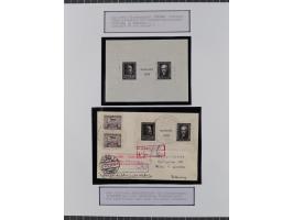 1897/1945, Zuschlags- und Wohltätigkeitsausgaben, interessante Sammlun, dabei Schweiz I-III und 117 FDC, USA Columbus-Satz (t