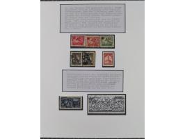 1897/1945, Zuschlags- und Wohltätigkeitsausgaben, interessante Sammlun, dabei Schweiz I-III und 117 FDC, USA Columbus-Satz (t