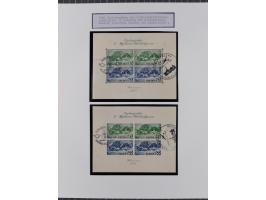 1897/1945, Zuschlags- und Wohltätigkeitsausgaben, interessante Sammlun, dabei Schweiz I-III und 117 FDC, USA Columbus-Satz (t