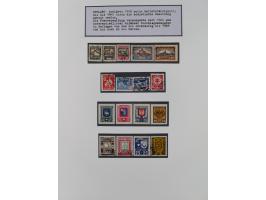 1897/1945, Zuschlags- und Wohltätigkeitsausgaben, interessante Sammlun, dabei Schweiz I-III und 117 FDC, USA Columbus-Satz (t