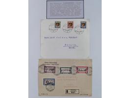 1897/1945, Zuschlags- und Wohltätigkeitsausgaben, interessante Sammlun, dabei Schweiz I-III und 117 FDC, USA Columbus-Satz (t