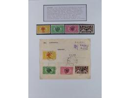 1897/1945, Zuschlags- und Wohltätigkeitsausgaben, interessante Sammlun, dabei Schweiz I-III und 117 FDC, USA Columbus-Satz (t