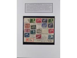 1897/1945, Zuschlags- und Wohltätigkeitsausgaben, interessante Sammlun, dabei Schweiz I-III und 117 FDC, USA Columbus-Satz (t