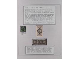 1851/71, interessante Sammlung 'Besonderheiten', dabei handschriftliche Entwertungen, doppelt und blanko abgeschlagene Nummer