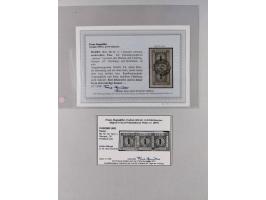 1851/71, interessante Sammlung 'Besonderheiten', dabei handschriftliche Entwertungen, doppelt und blanko abgeschlagene Nummer