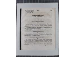 1851, 'Der Ausgabe-Monat der Badischen Briefmarken', interessante Sammlung mit über 60 Belegen einschließlich einiger spätere