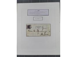 1851, 'Der Ausgabe-Monat der Badischen Briefmarken', interessante Sammlung mit über 60 Belegen einschließlich einiger spätere