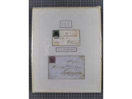 1851, 'Der Ausgabe-Monat der Badischen Briefmarken', interessante Sammlung mit über 60 Belegen einschließlich einiger spätere