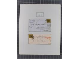 1851, 'Der Ausgabe-Monat der Badischen Briefmarken', interessante Sammlung mit über 60 Belegen einschließlich einiger spätere