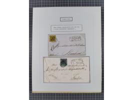 1851, 'Der Ausgabe-Monat der Badischen Briefmarken', interessante Sammlung mit über 60 Belegen einschließlich einiger spätere