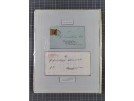 1851, 'Der Ausgabe-Monat der Badischen Briefmarken', interessante Sammlung mit über 60 Belegen einschließlich einiger spätere