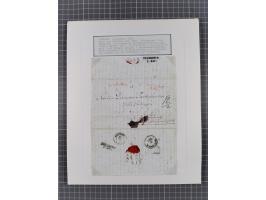 1851, 'Der Ausgabe-Monat der Badischen Briefmarken', interessante Sammlung mit über 60 Belegen einschließlich einiger spätere