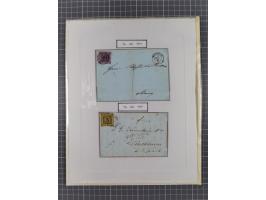 1851, 'Der Ausgabe-Monat der Badischen Briefmarken', interessante Sammlung mit über 60 Belegen einschließlich einiger spätere