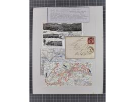 1851, 'Der Ausgabe-Monat der Badischen Briefmarken', interessante Sammlung mit über 60 Belegen einschließlich einiger spätere