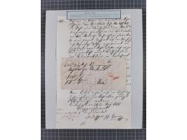 1851, 'Der Ausgabe-Monat der Badischen Briefmarken', interessante Sammlung mit über 60 Belegen einschließlich einiger spätere