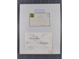 1851, 'Der Ausgabe-Monat der Badischen Briefmarken', interessante Sammlung mit über 60 Belegen einschließlich einiger spätere