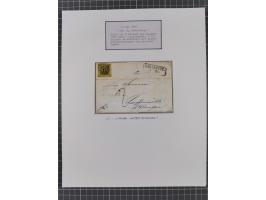 1851, 'Der Ausgabe-Monat der Badischen Briefmarken', interessante Sammlung mit über 60 Belegen einschließlich einiger spätere