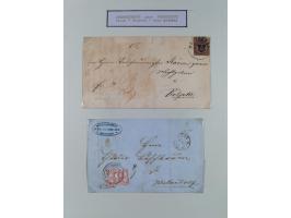 1849/1980, interessante kleine Partie mit auch etwas Ausland, dabei DR mit gestempeltem Herzstück aus Block 2, Eisbärblock, A