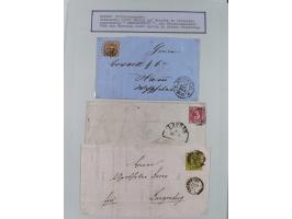 1849/1980, interessante kleine Partie mit auch etwas Ausland, dabei DR mit gestempeltem Herzstück aus Block 2, Eisbärblock, A