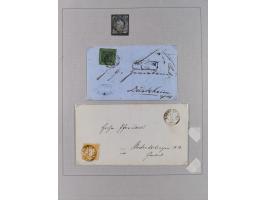 1849/1980, interessante kleine Partie mit auch etwas Ausland, dabei DR mit gestempeltem Herzstück aus Block 2, Eisbärblock, A