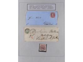 1849/1980, interessante kleine Partie mit auch etwas Ausland, dabei DR mit gestempeltem Herzstück aus Block 2, Eisbärblock, A