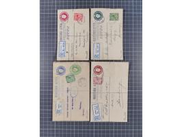 1849/1980, interessante kleine Partie mit auch etwas Ausland, dabei DR mit gestempeltem Herzstück aus Block 2, Eisbärblock, A