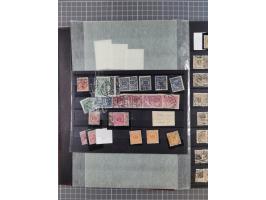 1880/1940 (ca.), interessante Partie in 6 Steckbüchern, dabei u.a. Kolonien sowie schöner Teil Infla mit vielen guten signier