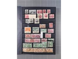 1880/1940 (ca.), interessante Partie in 6 Steckbüchern, dabei u.a. Kolonien sowie schöner Teil Infla mit vielen guten signier