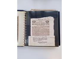 1750/1900 (ca.), Frankfurt am Main, reichhaltiger Sammlungsbestand mit rund 450 Belegen, dabei viele Postscheine der Brief- u