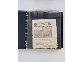 1750/1900 (ca.), Frankfurt am Main, reichhaltiger Sammlungsbestand mit rund 450 Belegen, dabei viele Postscheine der Brief- u