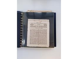 1750/1900 (ca.), Frankfurt am Main, reichhaltiger Sammlungsbestand mit rund 450 Belegen, dabei viele Postscheine der Brief- u