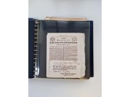 1750/1900 (ca.), Frankfurt am Main, reichhaltiger Sammlungsbestand mit rund 450 Belegen, dabei viele Postscheine der Brief- u