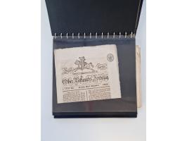 1750/1900 (ca.), Frankfurt am Main, reichhaltiger Sammlungsbestand mit rund 450 Belegen, dabei viele Postscheine der Brief- u