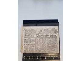 1750/1900 (ca.), Frankfurt am Main, reichhaltiger Sammlungsbestand mit rund 450 Belegen, dabei viele Postscheine der Brief- u